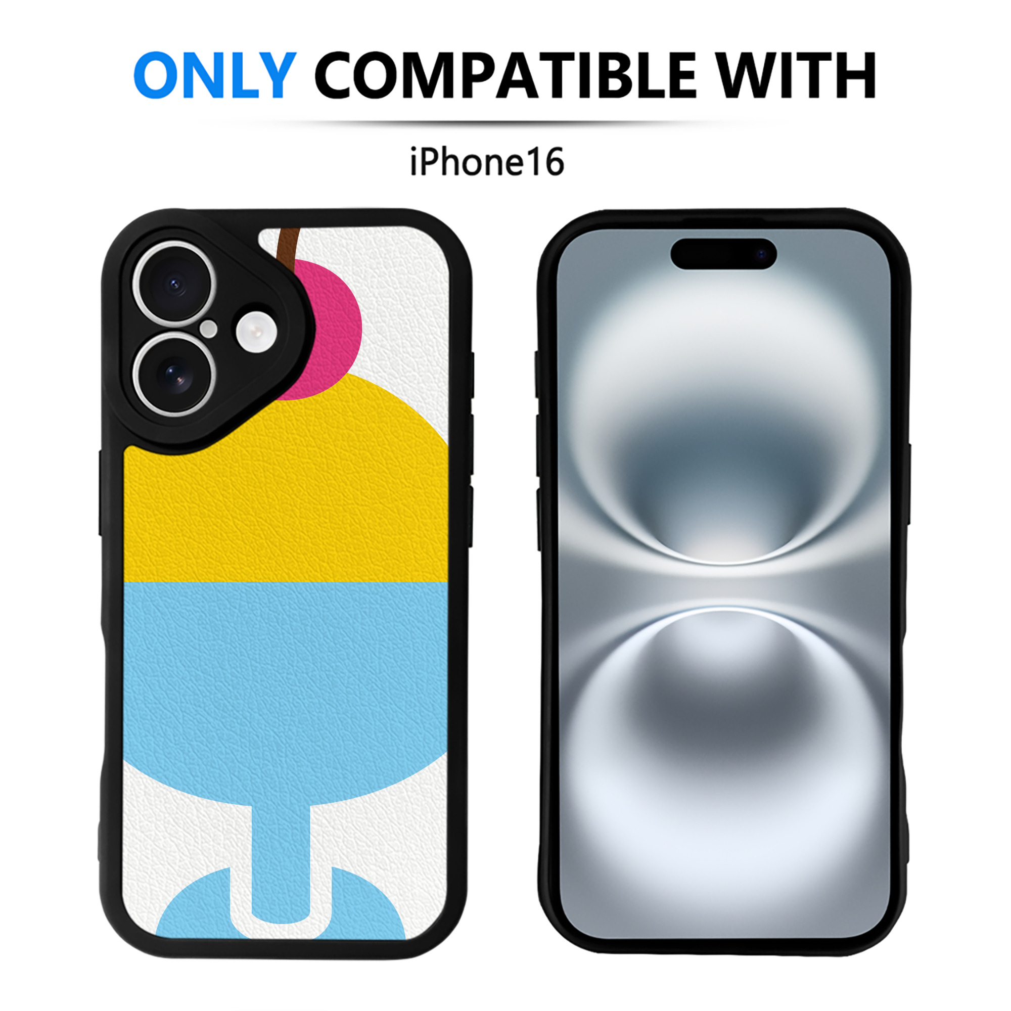 （画像用） Hello Kitty ハローキティ 【iPhone 16シリーズ対応】シリコンスマホケース（レザー調） 材質：シリコン